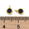 Brass Micro Pave Cubic Zirconia Pendants KK-H204-03G-02-3