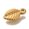 Ion Plating(IP) 304 Stainless Steel Charms STAS-P371-029G-2