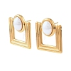 316 Surgical Stainless Steel Stud Earrings for Women SA-C001-01G-2