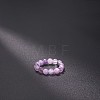 Natural Quartz Stretchy Finger Rings FS-WG01730-50-1