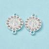 Religion Alloy Crystal Rhinestone Connector Charms FIND-A024-15S-3
