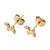 304 Stainless Steel Stud Earrings SA-CBABF3F-14G-01-4