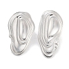 304 Stainless Steel Studs Earrings for Women EJEW-K283-07P-2