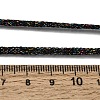 3.5MM Polyester Metallic Cord Braided Cord Necklace Making FB-CBAA152-01P-09-3