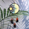 Woven Web with Feather DIY Food Grade Silicone Pendant Decoration Molds PW-WGC2A2E-01-3
