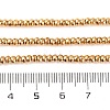 Electroplated Synthetic Non-magnetic Hematite Beads Strands X-G-H027-E01-02-5