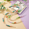 3 Colors 3 Strands Electroplate Glass Beads Strands EGLA-TA0013-51A-5
