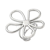 304 Stainless Steel Open Cuff Rings for Women LS-RJEW-U060-04A-P-2