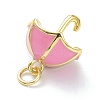 Real 18K Gold Plated Brass Charms KK-L188-24G-03-3