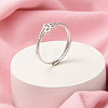 Brass Adjustable Rings for Women RJEW-R005-05P-1