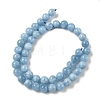 Natural Aquamarine Beads Strands G-D327-C03-8mm-3