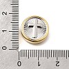 Two Tone Brass Beads KK-D255-02GP-01-3