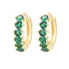 Brass Micro Pave Cubic Zirconia Hoop Earrings EJEW-P346-09G-01-4