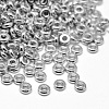 Brass Flat Round Spacer Beads X-KK-M085-A-12P-NR-1