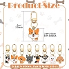 8Pcs Alloy Enamel Pendant Decorations HJEW-YW00420-3