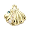 Alloy Rhinestone Pendants FIND-A051-06G-1