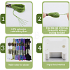 Gorgecraft 3 Sets 3 Style 6-Ply Polyester Embroidery Floss OCOR-GF0003-41C-5