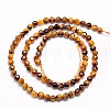 Natural Tiger Eye Beads Strands G-G545-13-2