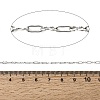304 Stainless Steel Rectangle Link Chains CHS-B015-14P-3