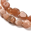 Natural Peach Moonstone Beads Strands X-G-P497-01E-69B-4