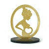 Mother's Day Theme DIY Decoration Silhouette Silicone Statue Molds DIY-I081-03-2