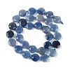 Natural Blue Aventurine Beads Strands G-C116-A57-01-3