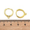 Brass Hoop Earring Findings KK-G557-11G-3