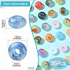 36Pcs 3 Styles Resin European Beads RESI-FS0001-72-4