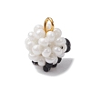 Glass Seed Beaded Sheep Charms PALLOY-MZ00545-5