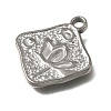 304 Stainless Steel Pendants SA-CBA7C25-02D-P-2