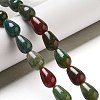 Natural Indian Agate Beads Strands G-B106-A21-02-2