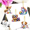 DIY Diamond Painting Dog Keychain Kits PW-WG5C28C-01-4