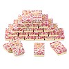 Flower Pattern Cardboard Jewelry Packaging Box CBOX-L007-003C-1