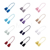Givenny-EU 12Pcs 12 Color Double-end Velvet Tassels Pendant DIY-GN0001-10-2