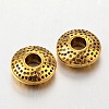 Tibetan Style Alloy Spacer Beads X-TIBEB-R011-AG-LF-2