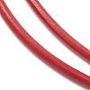 3MM Round Cowhide Leather Bracelet Making  AJEW-JB01540-4