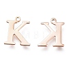 PVD Vacuum Plating  304 Stainless Steel Charms STAS-H112-K-RG-2