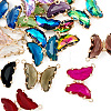  16Pcs 16 Colors Glass Pendants GLAA-TA0001-49-2