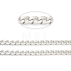 Tarnish Resistant 304 Stainless Steel Cuban Link Chains STAS-B020-07P-2