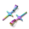 Ion Plating(IP) 304 Stainless Steel Pendants STAS-P253-13MC-2