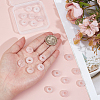 20Pcs Natural Rose Quartz European Beads G-PA0002-34B-3