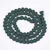 Spray Painted Non-magnetic Synthetic Hematite Beads Strands G-T116-05-14-2