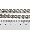 Transparent Electroplate Glass Beads Strands EGLA-N002-34C-C14-4