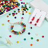 2000Pcs 10 Colors Wooden Beads WOOD-SC0002-38-4