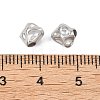 Hammered 304 Stainless Steel Beads STAS-B127-01P-03-3