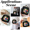 DIY Flower Pattern Change Purse 3D Embroidery Kit DIY-WH0297-05-6