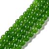 Natural & Dyed Malaysia Jade Bead Strands G-A146-6mm-A28-6