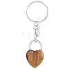 Natural Tiger Eye Keychain PW-WGCB953-04-1