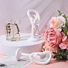 2Pcs Resin Imitation Ear Jewelry Display Stands ODIS-FG0001-89A-4