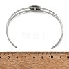Non-Tarnish 304 Stainless Steel & Natural Paua Shell Cuff Bangles for Women BJEW-JB14122-01-4